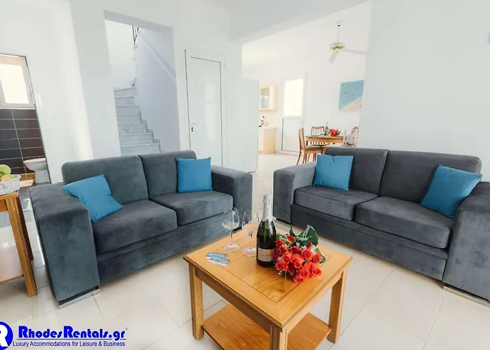 Executive Rhodes 2 Bedroom Private Pool & Sv Вилла Геннади