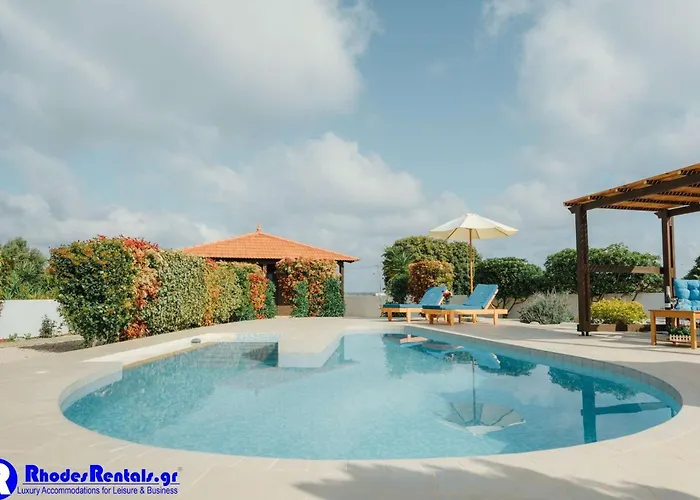 Вилла Executive Rhodes 2 Bedroom Private Pool & Sv
