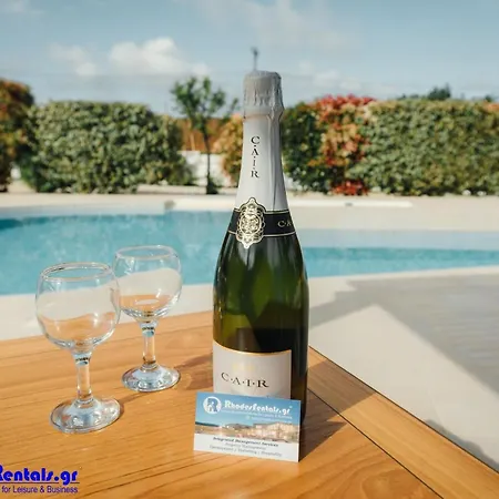Executive Rhodes 2 Bedroom Private Pool Sea View * Gennadi