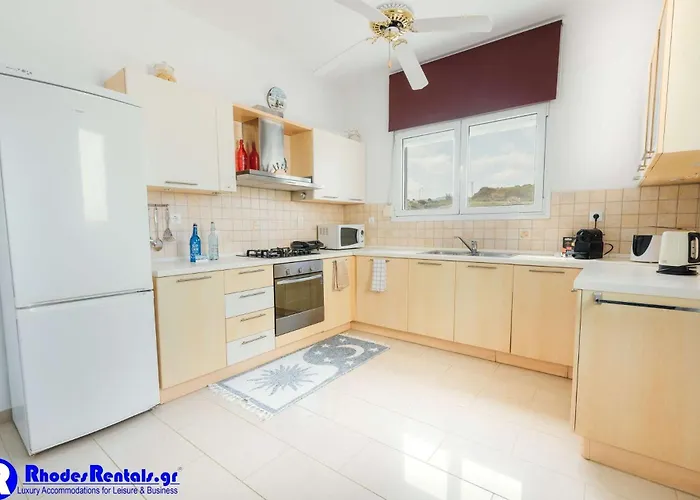 Villa Executive Rhodes 2 Bedroom Private Pool&sea View Gennadi